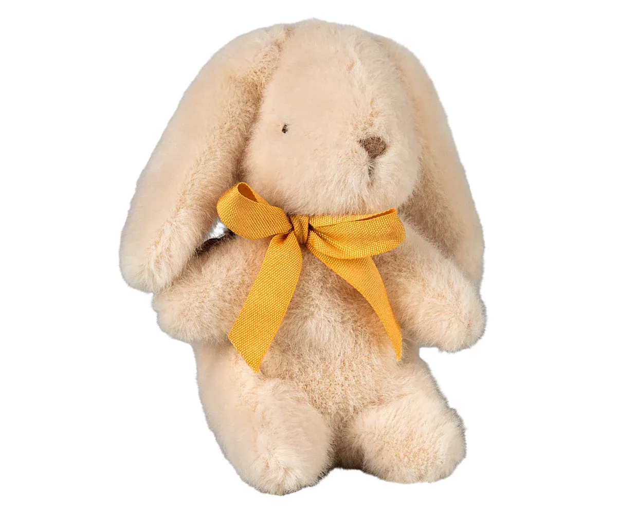 Maileg Bunny plush Mini Cream pink rope ribbon