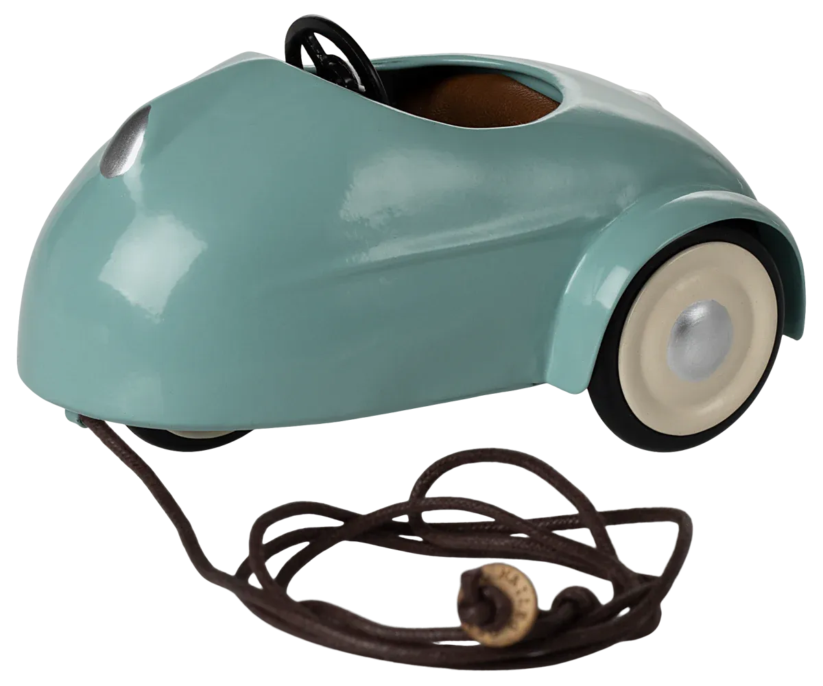 Maileg Car, Mouse - Light blue