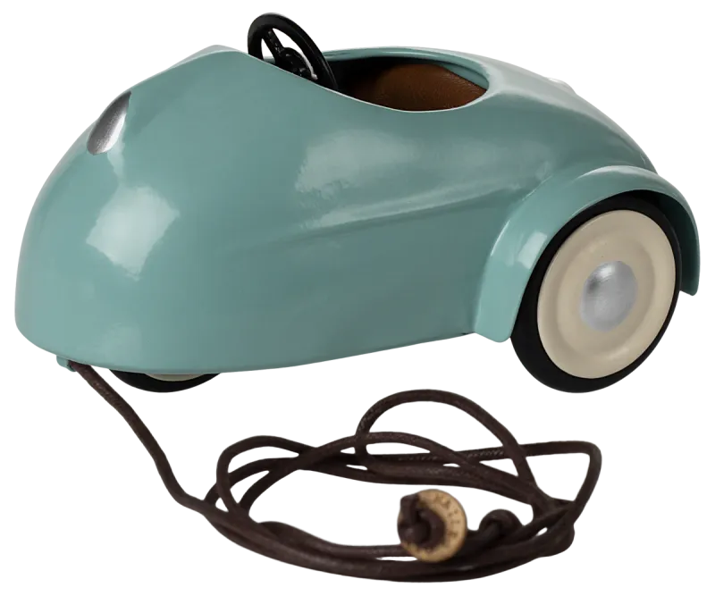 Maileg Car, Mouse - Light blue