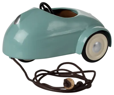Maileg Car, Mouse - Light blue