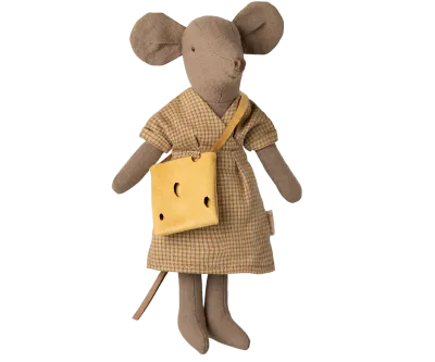 Maileg Mum mouse - Light brown