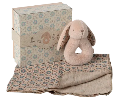 Maileg Bunny rattle set - Powder