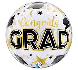 22&quot; Congrats Grad Balloon Bubble