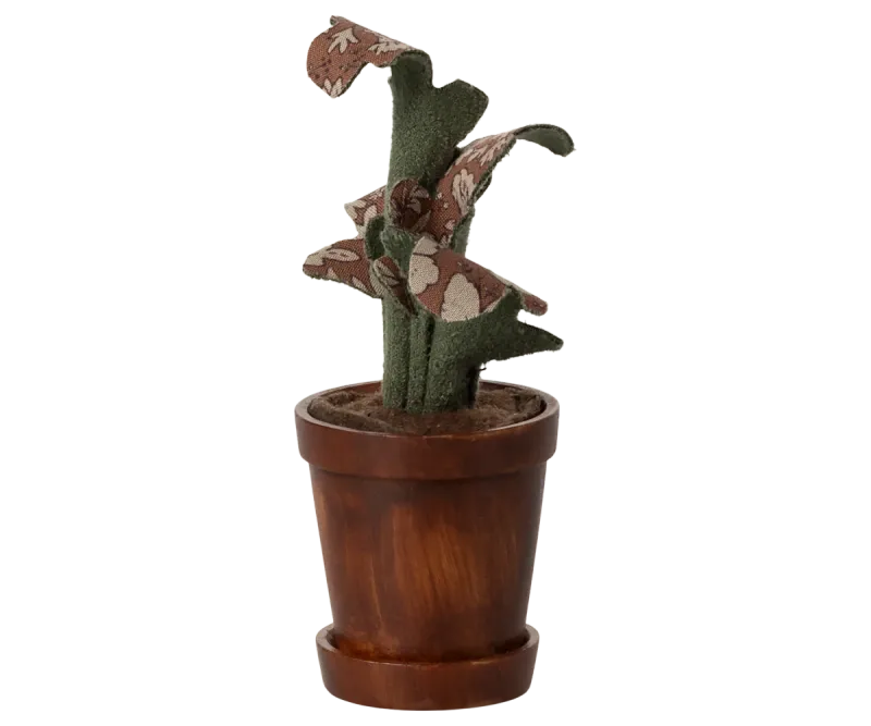 Maileg Flower pot with plant, Miniature