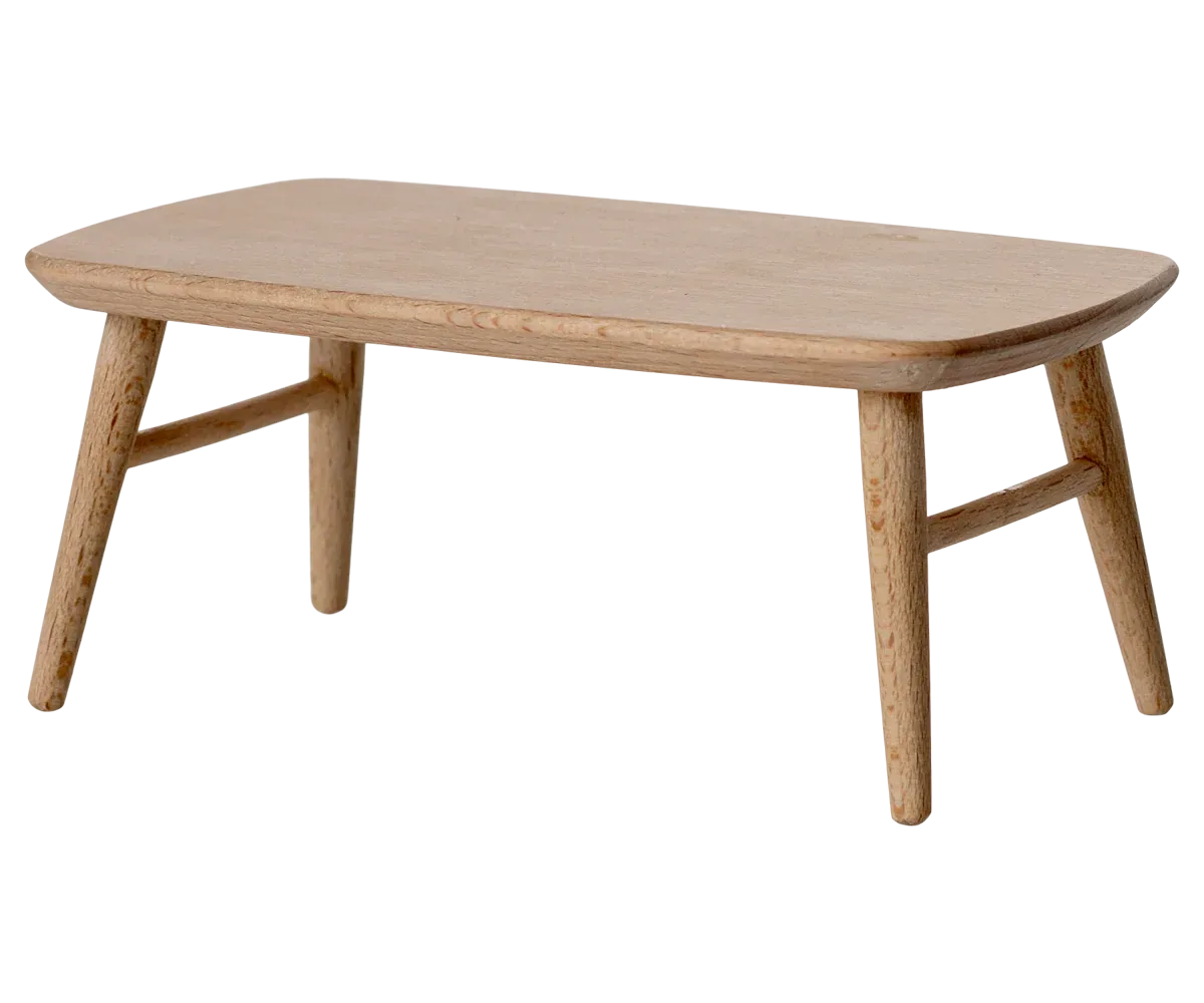 Maileg Coffee table, Mouse - Nature