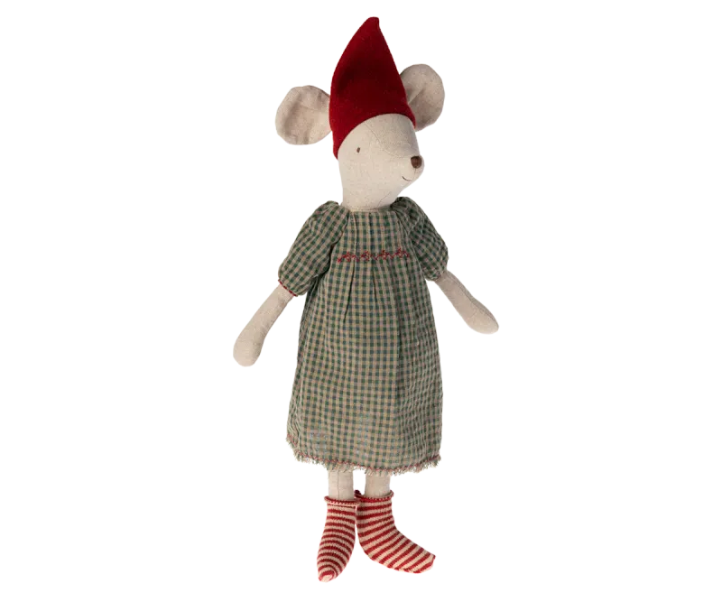 Maileg Christmas mouse, Medium - Girl