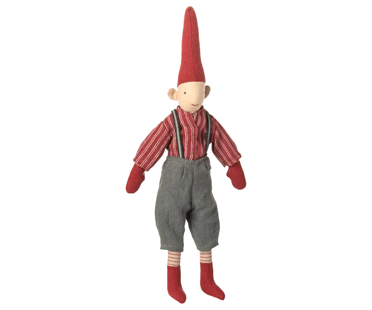 Maileg Pixy, Size 2 - Boy - Red shirt