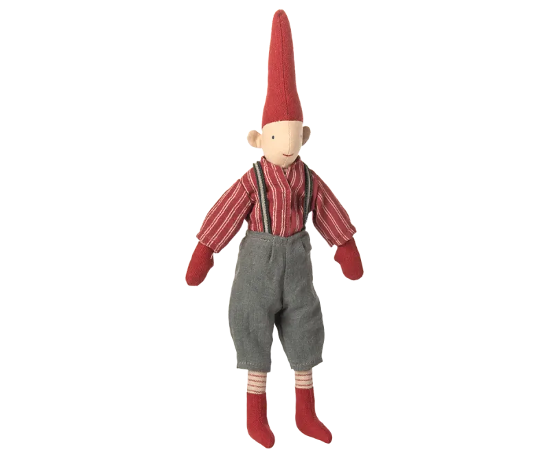 Maileg Pixy, Size 2 - Boy - Red shirt