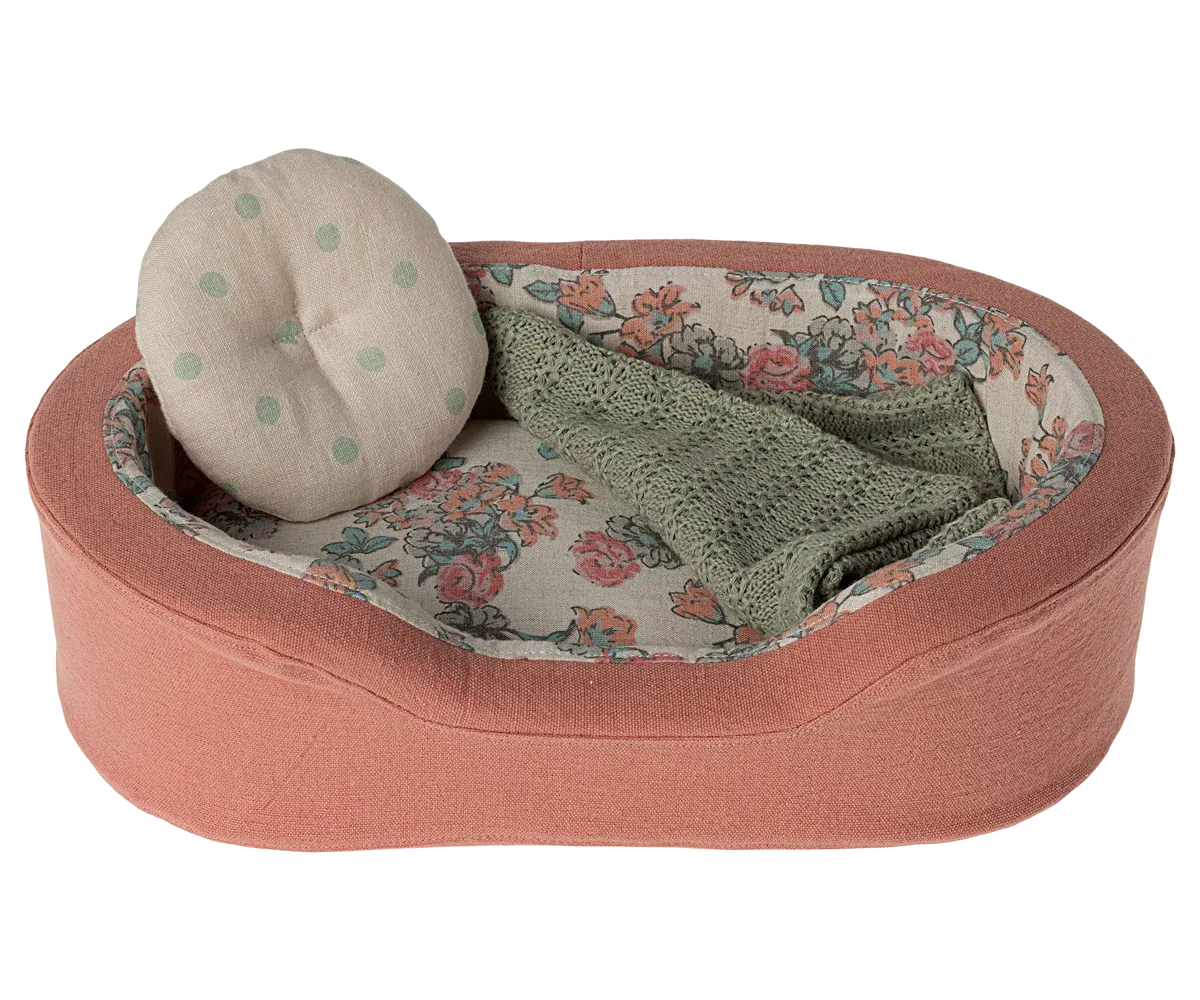 Maileg Cosy basket, Small - Coral