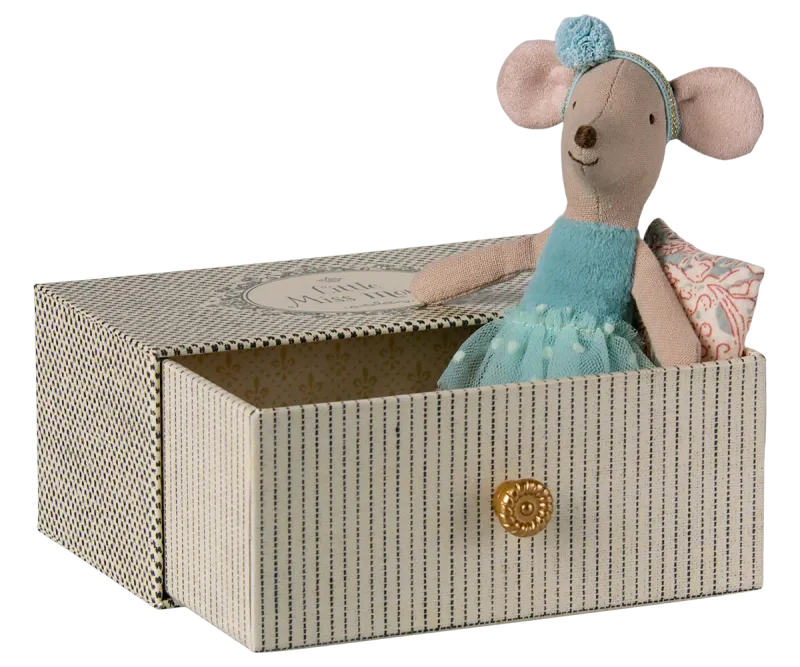 Maileg Dance mouse in daybed, Little sister