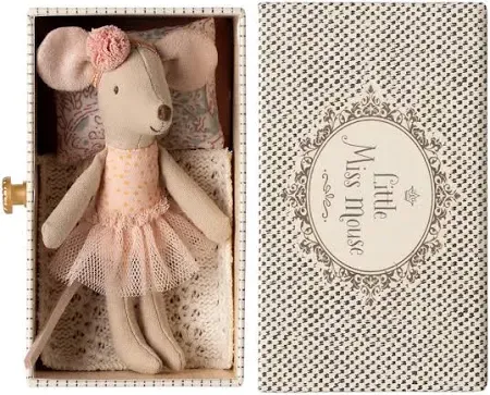 Maileg Dance mouse in daybed, Little sister 6117