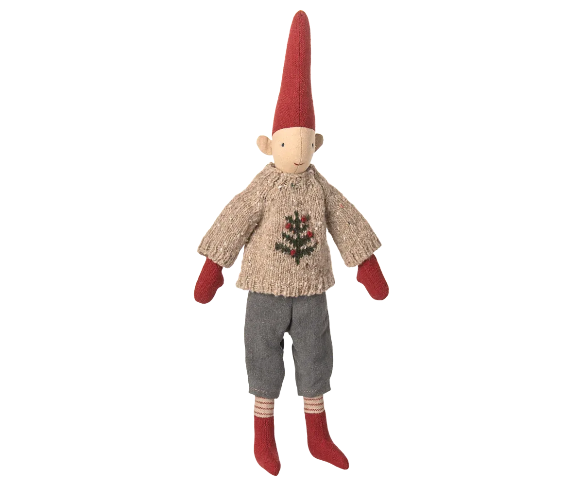 Maileg Pixy, Size 2 - Boy - Knitted sweater