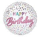 18" HB Party Confetti Balloon