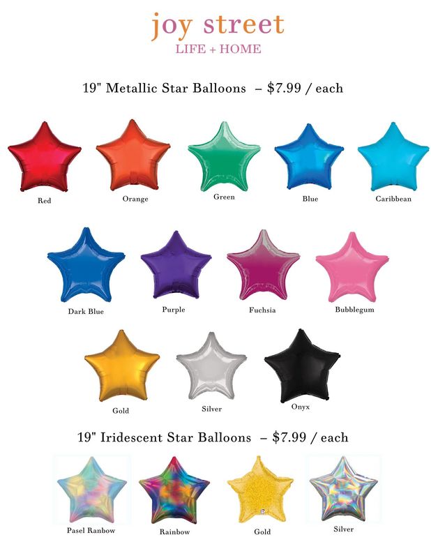 19&quot; Metallic Star Balloon