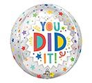 16" You Did It Clear Balloon