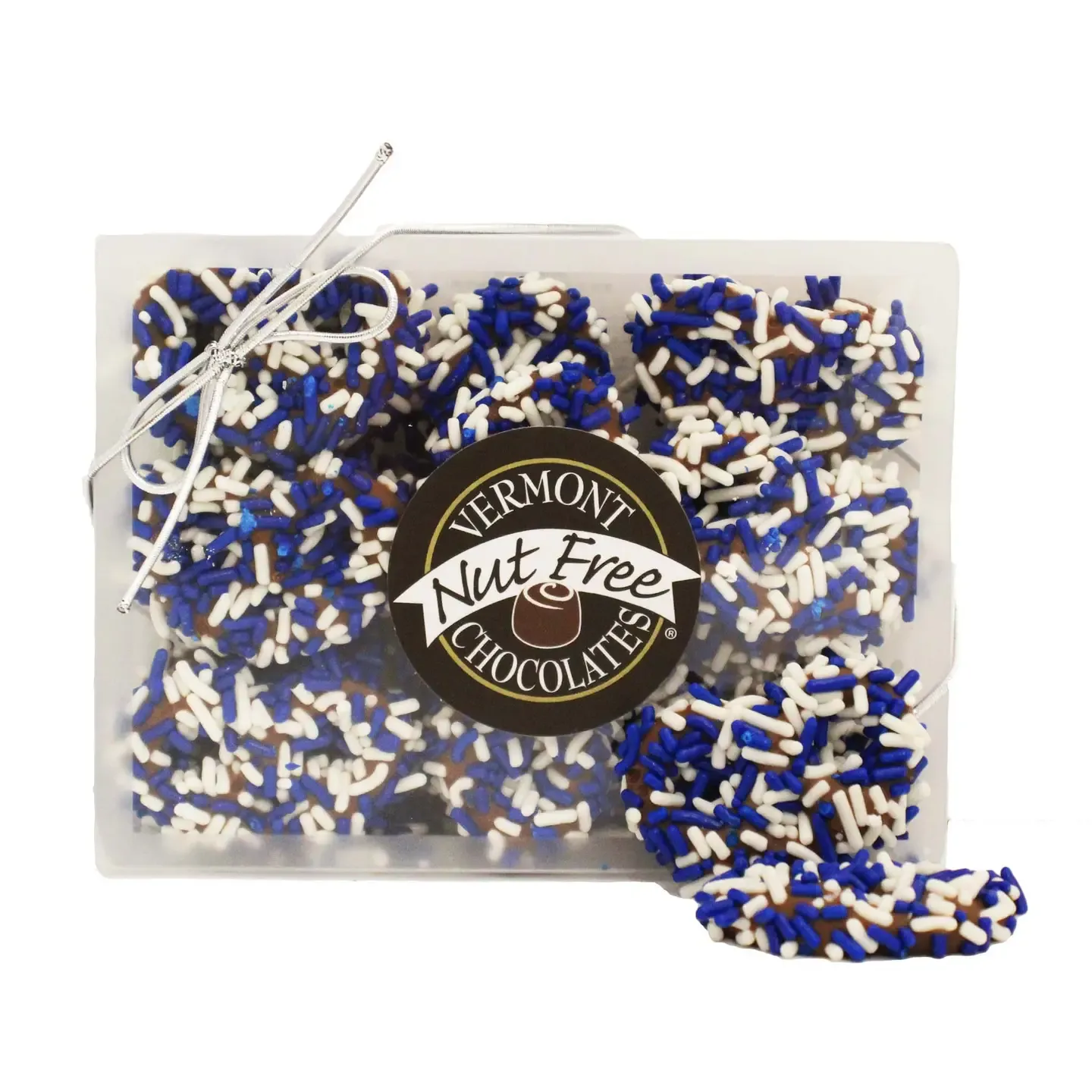 Hanukkah Chocolate Covered Pretzels