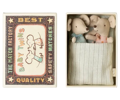 Maileg Twins, Baby mice in matchbox