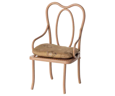 Maileg Vintage chair, Mini - Dark powder