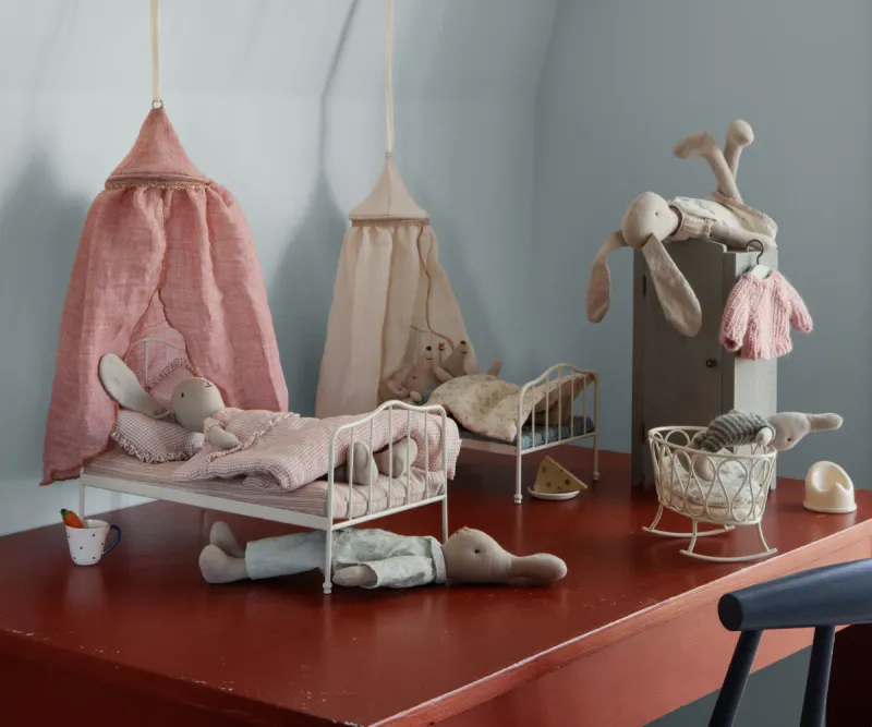 Maileg Miniature Bed Canopy-Mint 