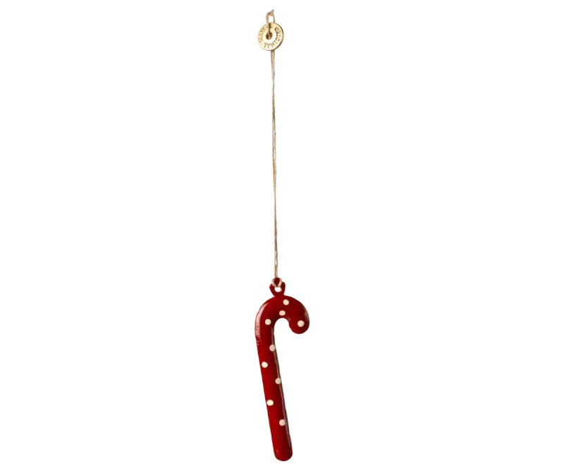 Maileg Metal ornament, Sugar cane - Dot
