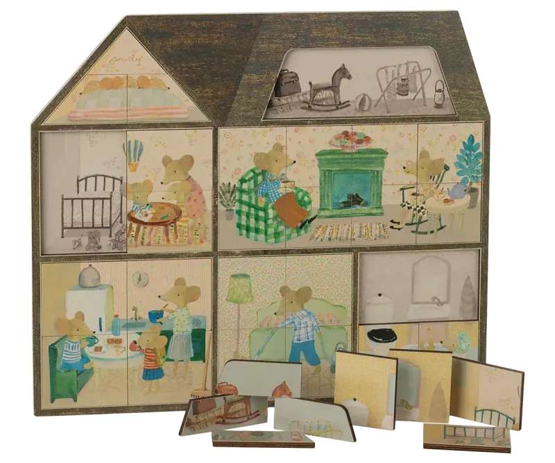 Maileg Mouse hole Farmhouse puzzle