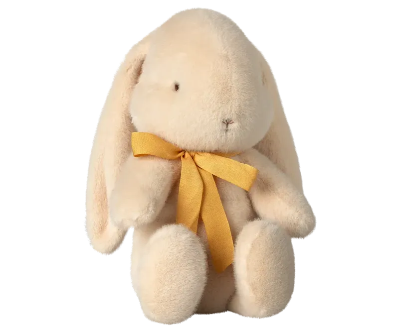 Maileg Bunny plush M Cream yellow ribbon