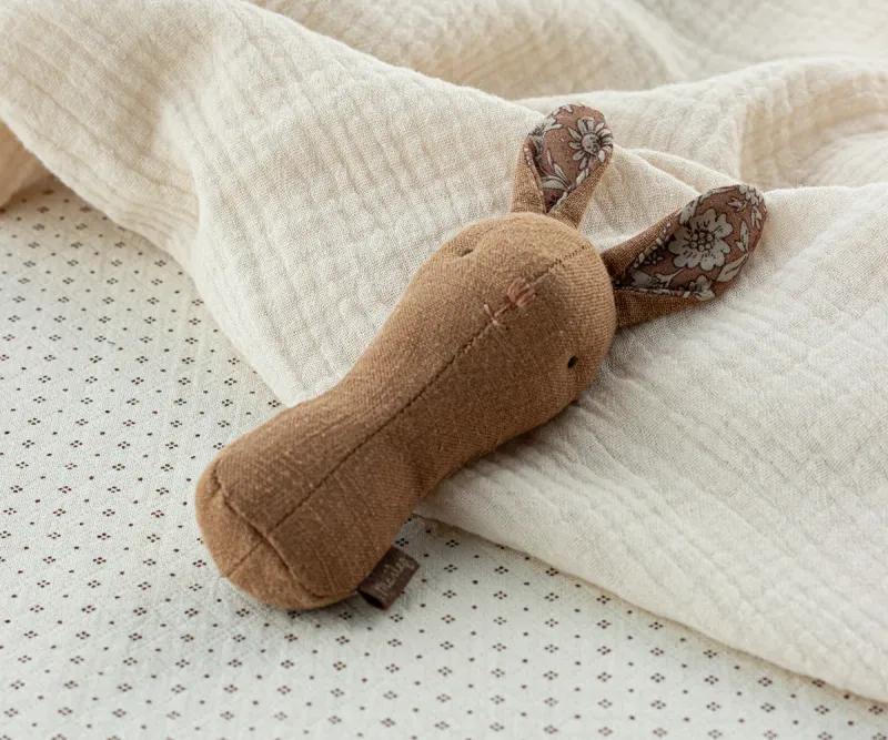 Maileg LF Bunny rattle - Chocolate