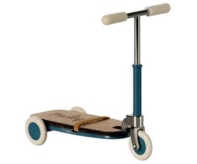 Maileg Kick board, Mouse - Blue 