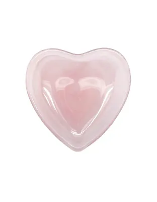 Mariposa Alabaster Pink Heart Plate
