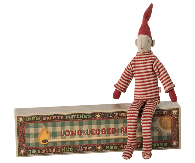 Maileg Long legged pixy in matchbox, Small 