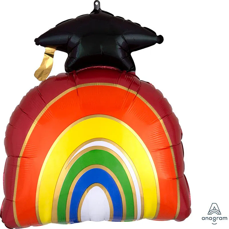 23" Grad Rainbow SuperShape Balloon