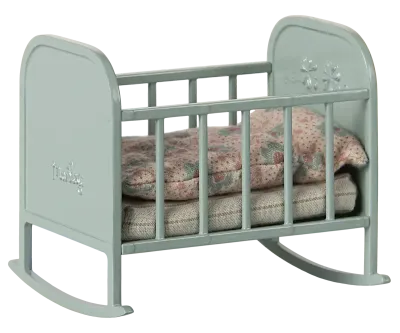 Maileg Cradle, My - Blue mint