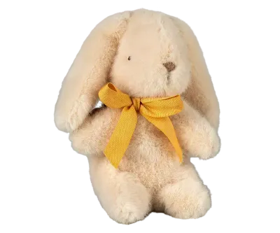 Maileg Bunny plush Mini Cream pink rope ribbon