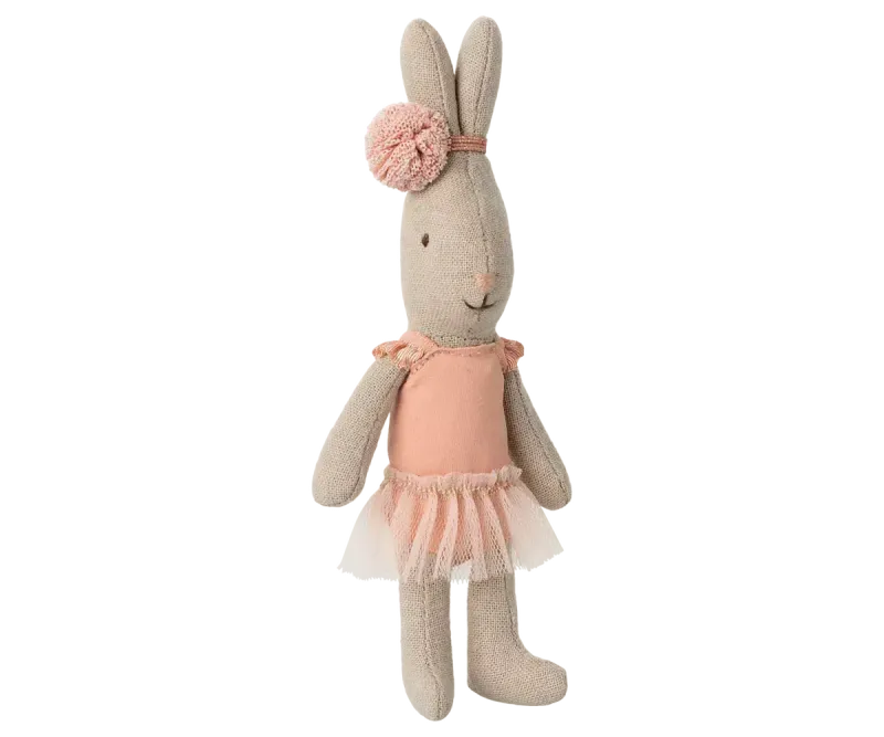 Maileg Rabbit, Micro - Ballet suit and skirt rose