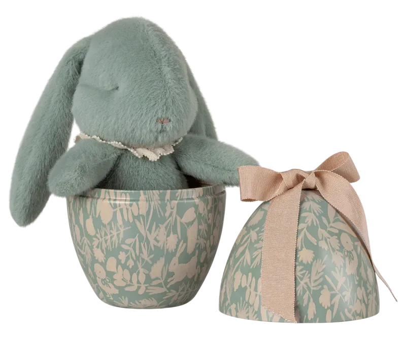 Maileg Easter egg with bunny - Mint