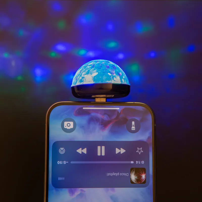 Kikkerland Type C Phone Disco Light 
