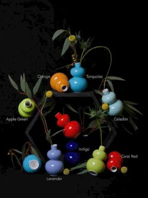 Glossy Mini Double Vase