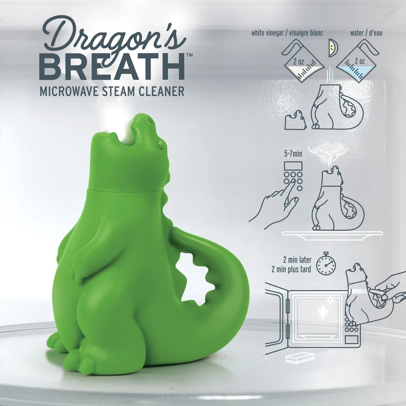 Fred Dragon's Breath - Microwave Steam Cleaner