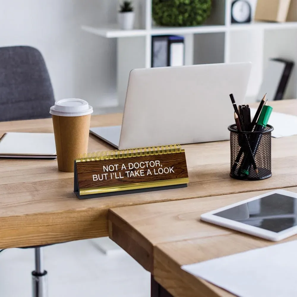 Fred Daily Desk Plaque - Desktop Flip Book - 50 Fun Phrases