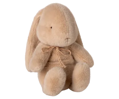 Maileg Bunny Plush S Latte pink/rose cord ribbon