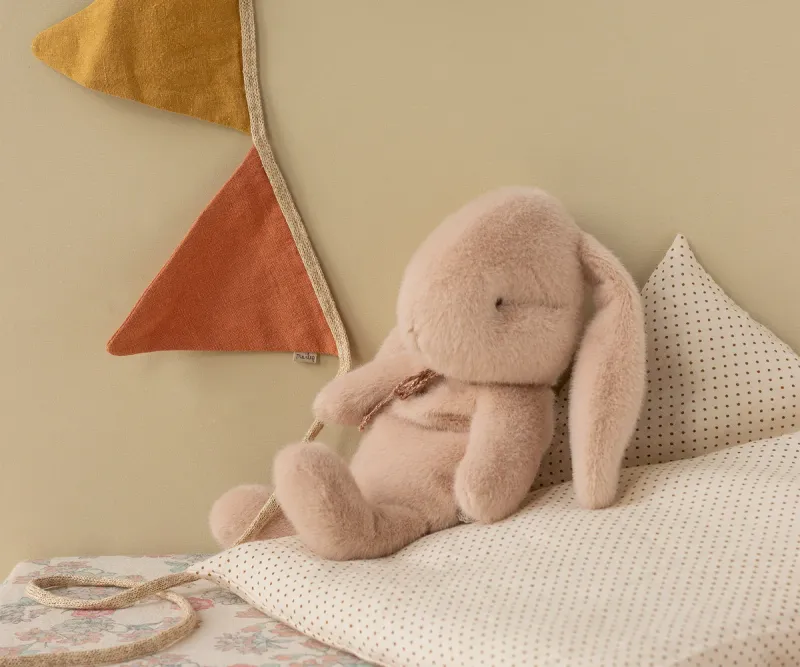 Maileg Bunny Plush S Powder salmon ribbon