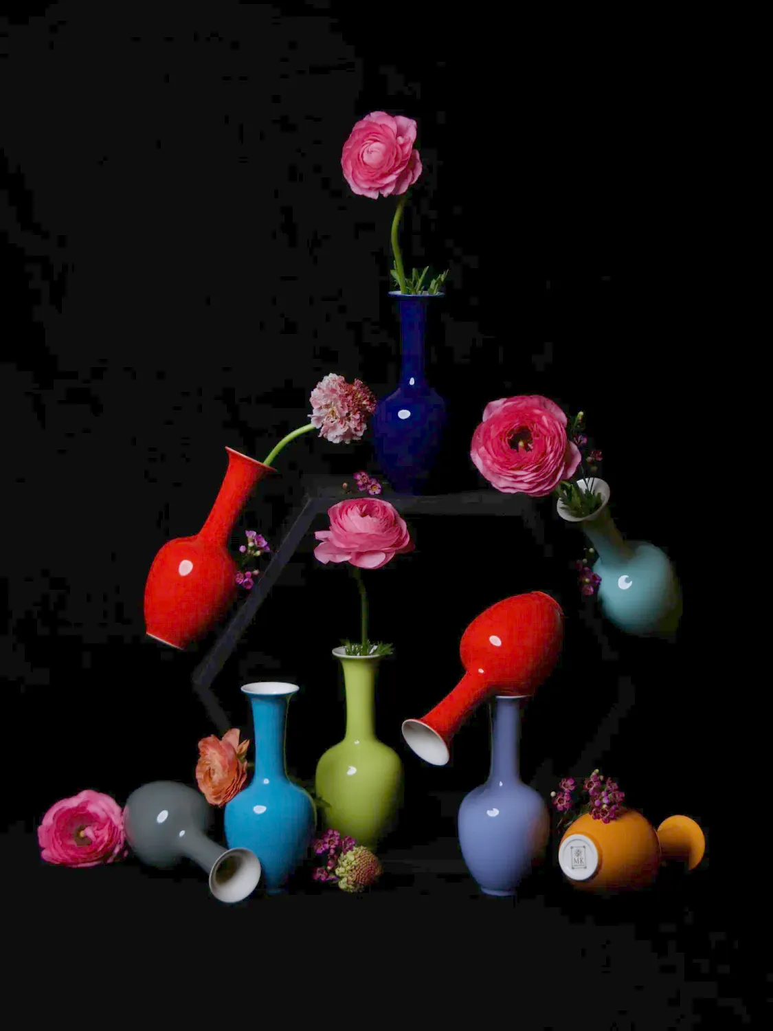 Glossy Mini Lotus Vase