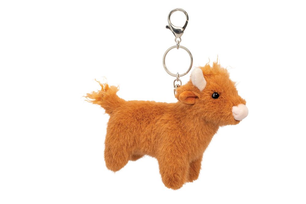 Highland Cow Plush Bag Charm