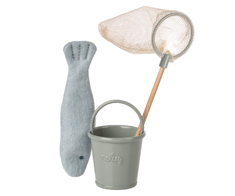 Maileg Fishing set, Mouse