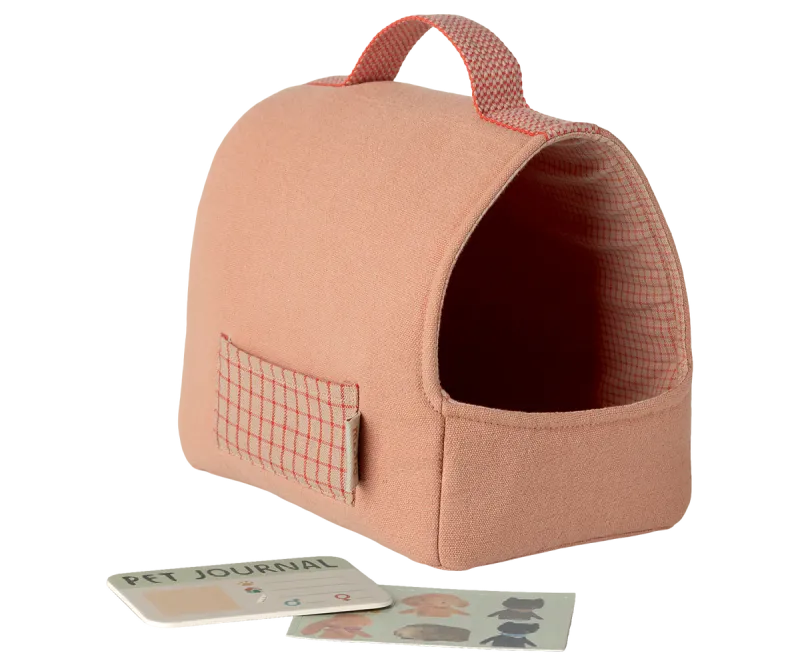 Maileg Pet carrier - Coral