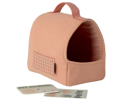 Maileg Pet carrier - Coral