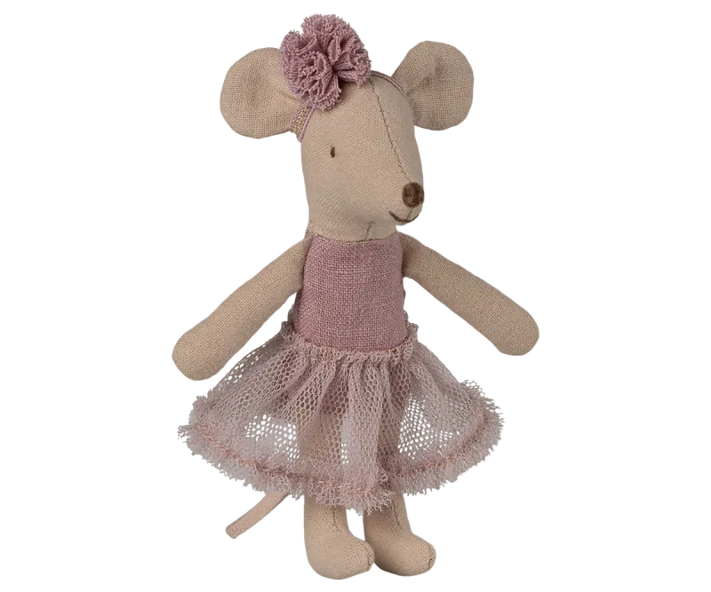 Maileg Ballerina mouse, Little sister - Heather