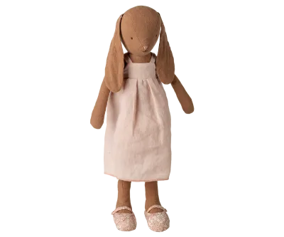 Maileg Bunny, Size 3 - Chocolate brown - Dress and shoes