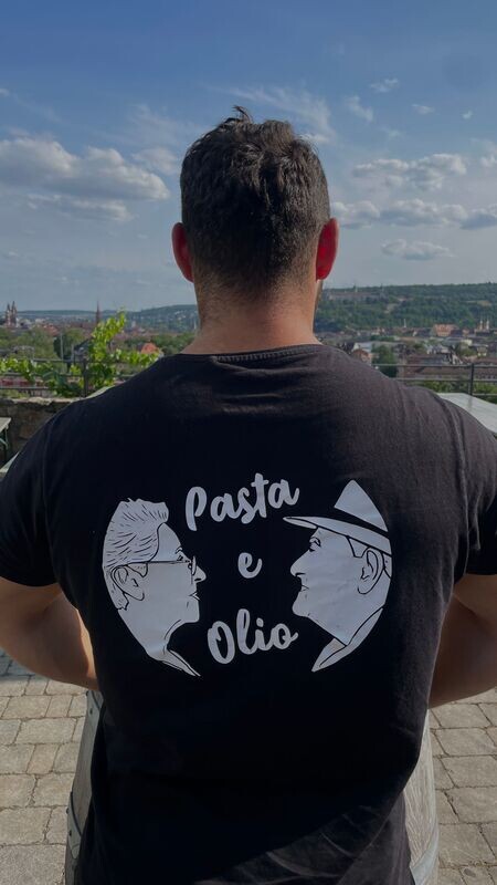 Pasta e Olio Shirt schwarz