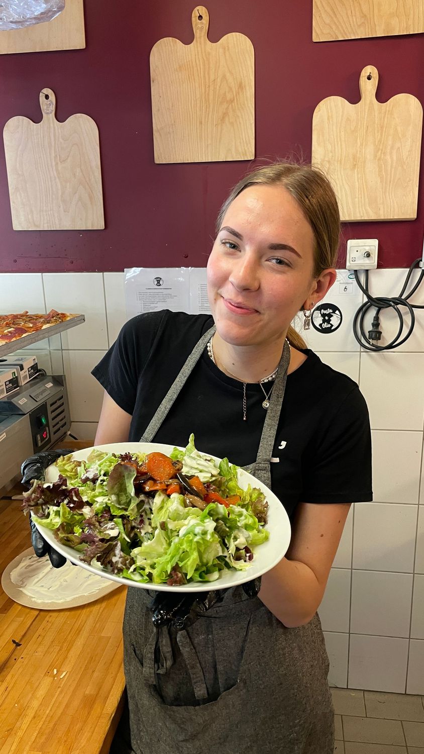Salat mit Grillgemüse